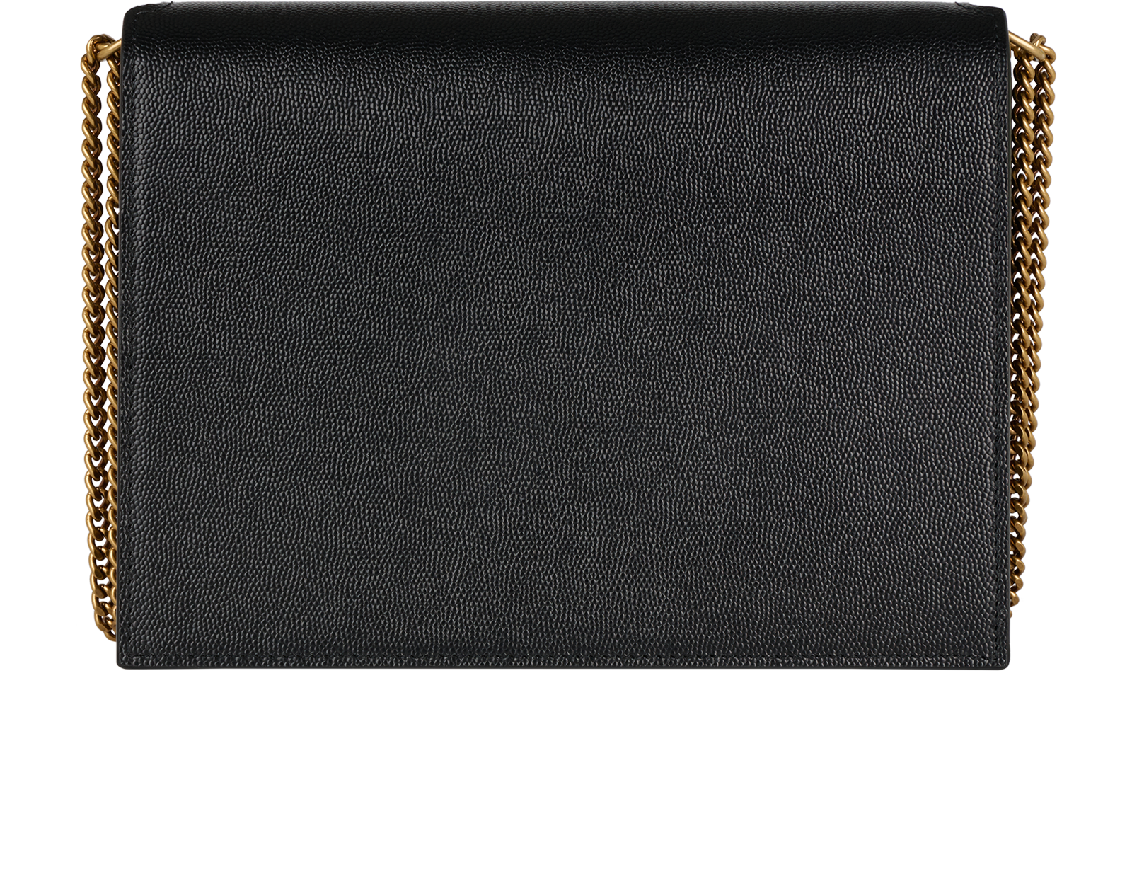 Medium Cassandra Chain Bag, &pound;1,200, Handbags, Black, Leather, Back view